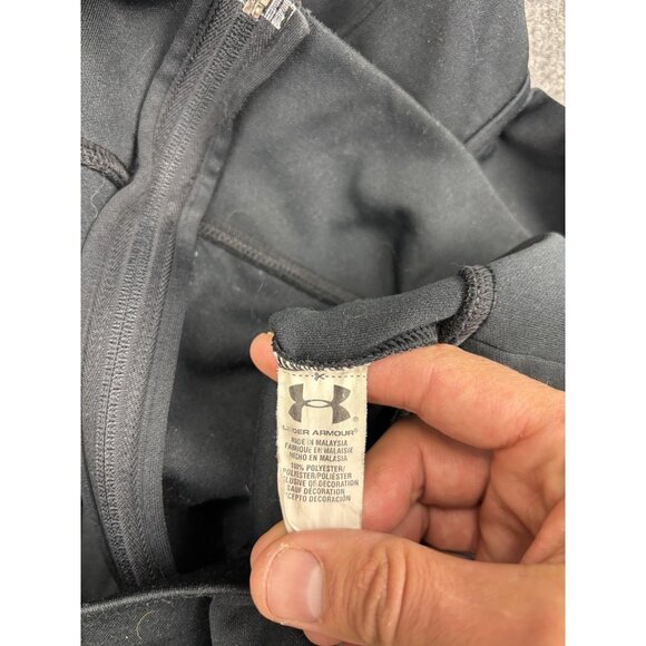 Under Armour Jacket Womens Small Black AllSeasonGear Full Zip Performance Gym - Picture 5 of 6